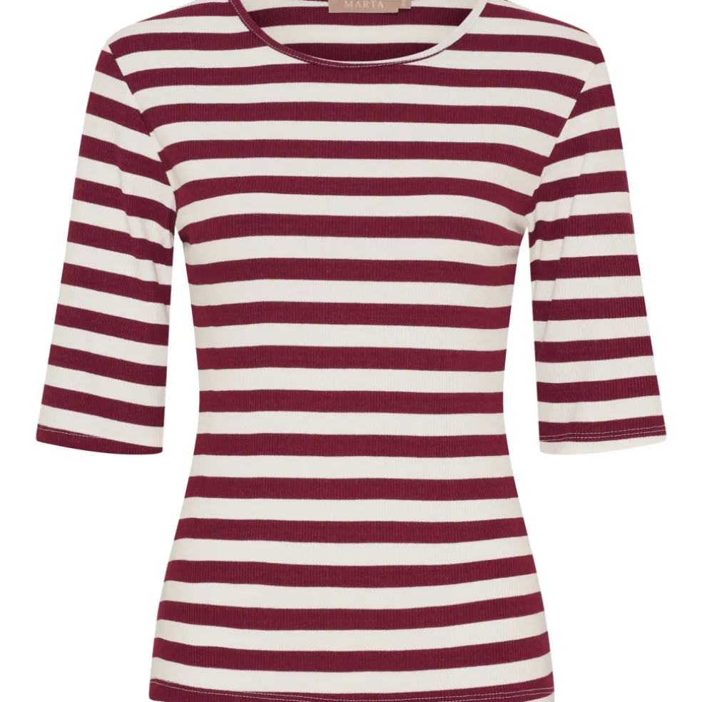 Marta du Chateau dame T-Shirt MdcNena 7524 - Vino