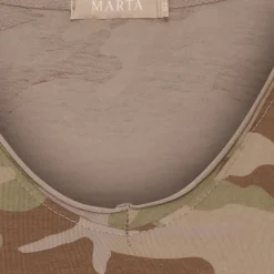 Marta du Chateau dame T-Shirt MdcHarper 2436C - Green Camo
