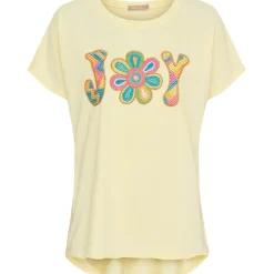 Marta du Chateau dame T-Shirt MdcVilja 23049Joy - Yellow