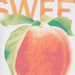 Marta du Chateau dame T-shirt MdcInge -0532 - White Peach