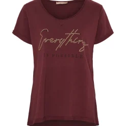 Marta du Chateau dame T-Shirt MdcLillian 42005 - Vino