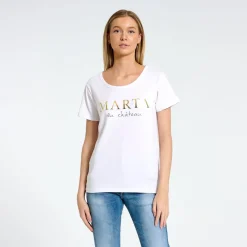Marta du Chateau Dame T-shirt MT002 - Optisk White