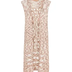 Marta Du Chateau dame vest 477 - Multi Beige