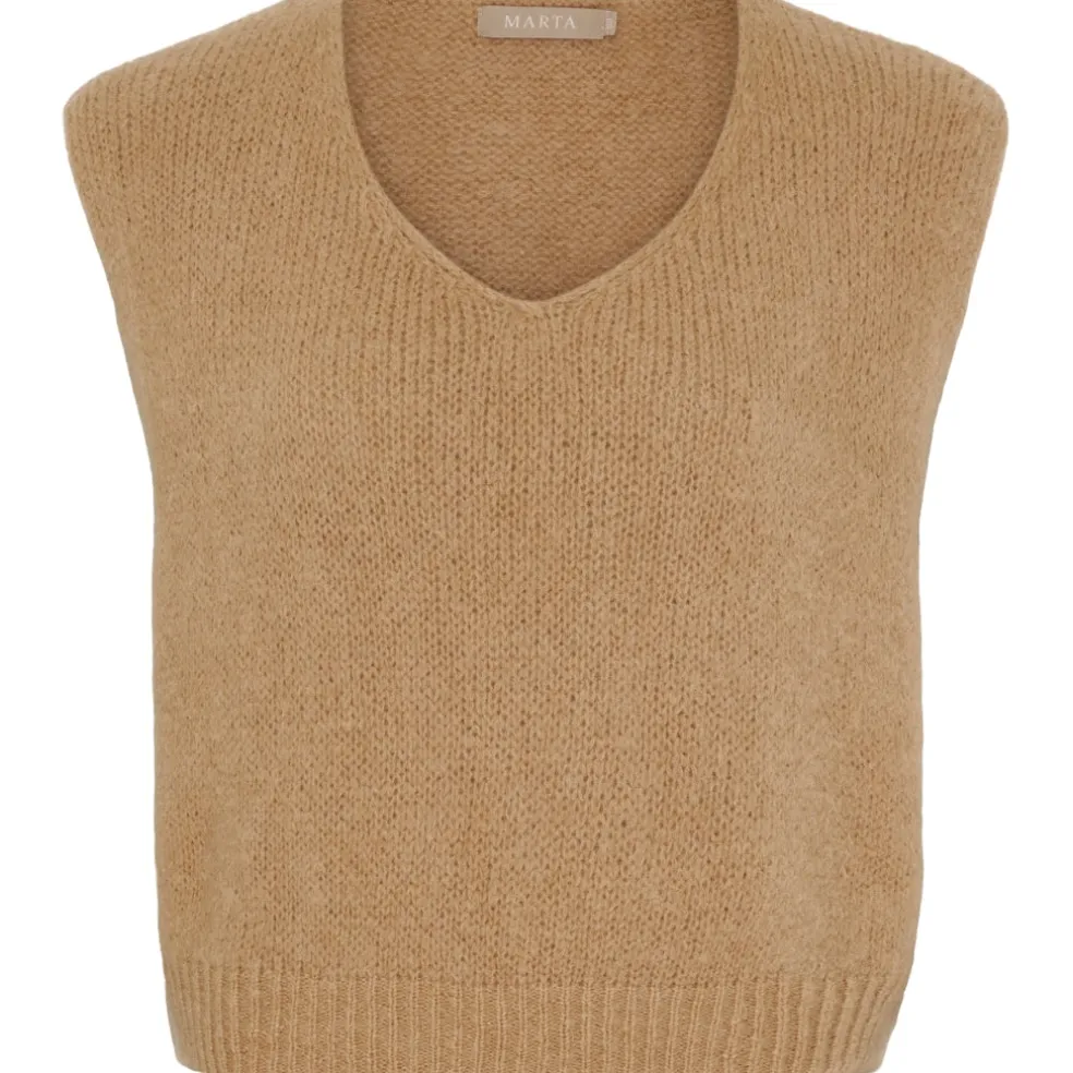 Marta Du Chateau dame vest MdcMarlene 5114 - Camello22640