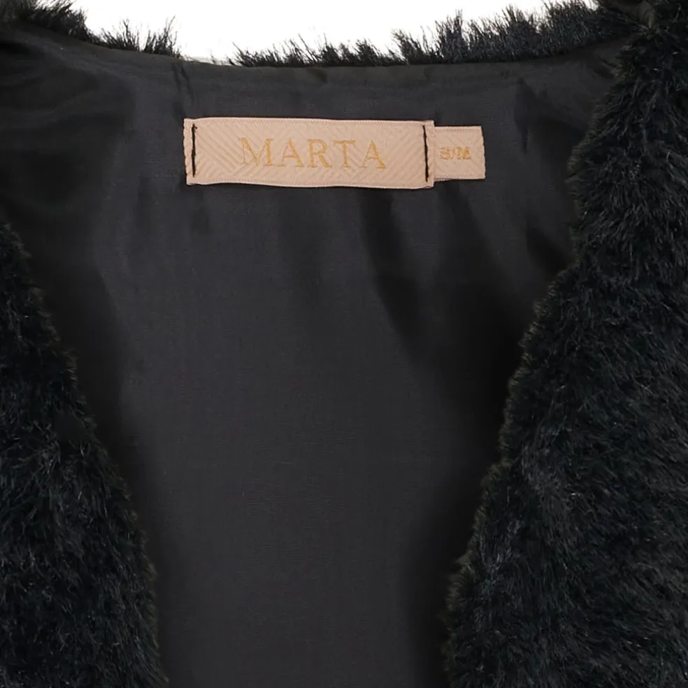 Marta du Chateau dame vest MdcArlette 85896 - Black