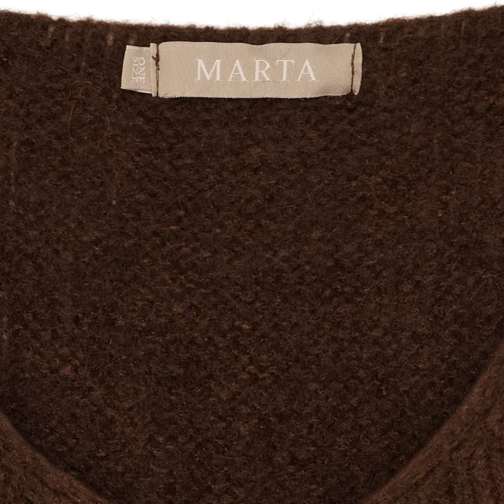 Marta Du Chateau dame vest MdcMarlene 5114 - Chocolate21525