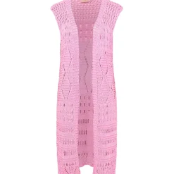 Marta Du Chateau dame vest 477 - Plain fuxia