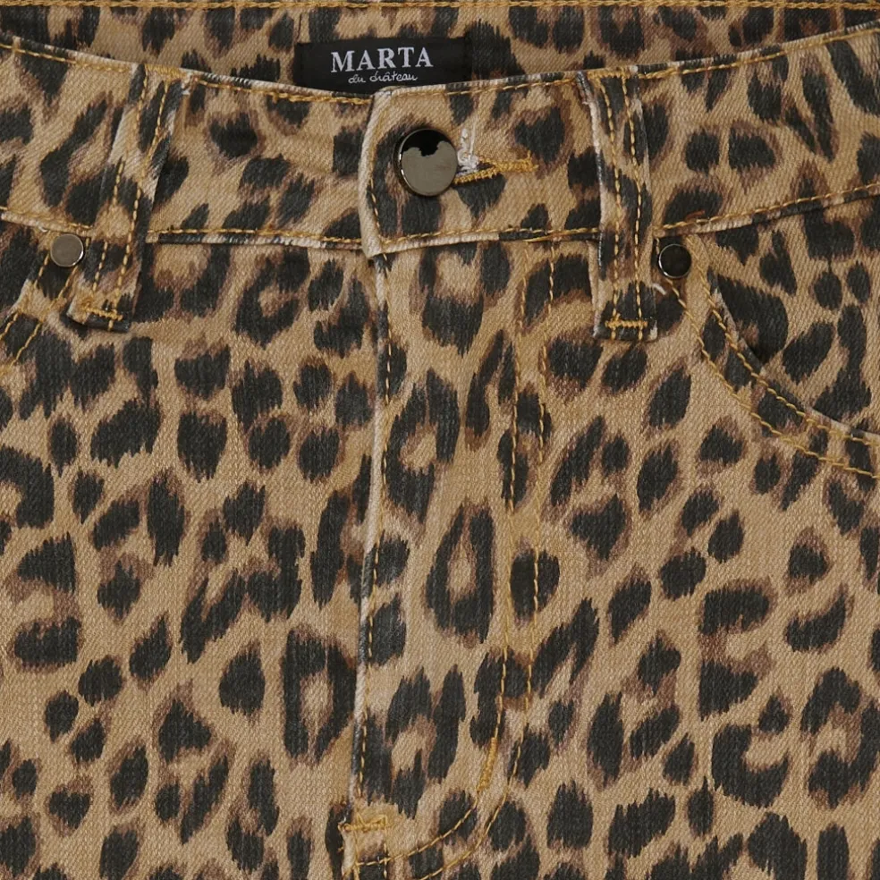 Marta Du Chateau denim nederdel MdcAlfrida - Denim Leo