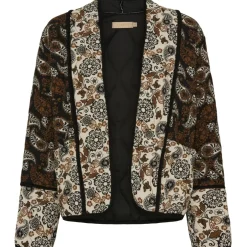 Marta du Chateau MdcJeanne dame jakke 24536 - Dark Brown/Beige