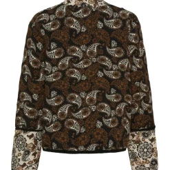 Marta du Chateau MdcJeanne dame jakke 24536 - Dark Brown/Beige