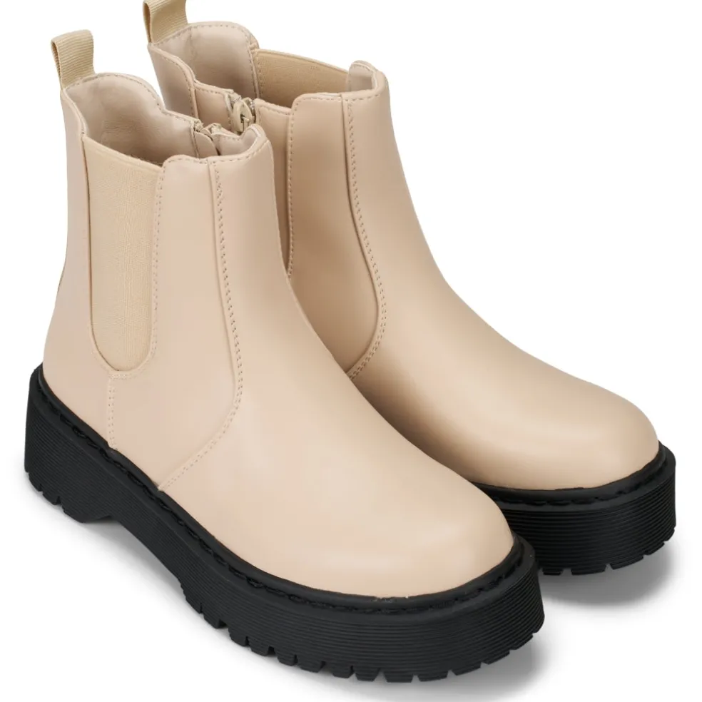 Melanie dame støvler 68282 - Beige