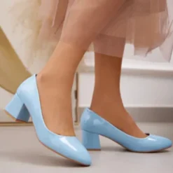 Monique dame sko 1668 - Blue