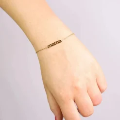 Muun studios Mama Armbånd 18k Guldbelagt A030 - Guld