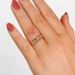 Muun Studios Panser Dainty Ring 18K Guldbelag R068 - Guld