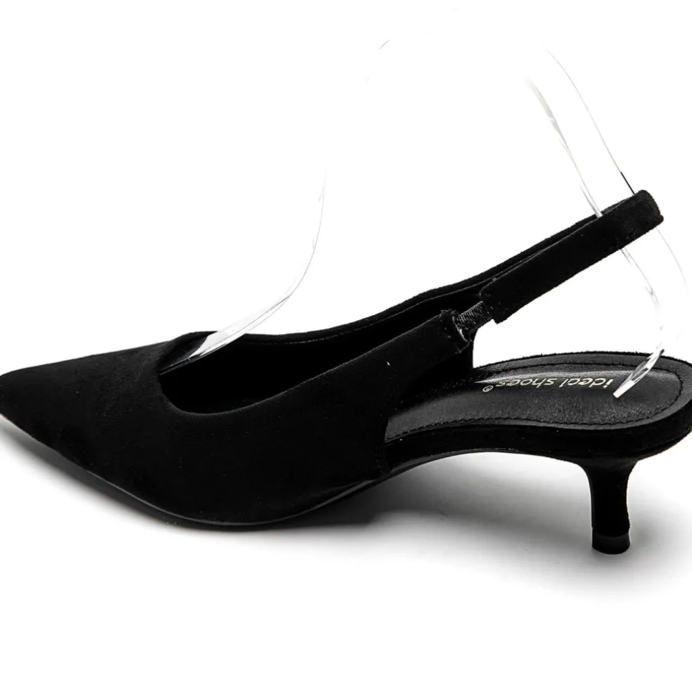 Ninelle dame slingback stiletter 1833 - Black