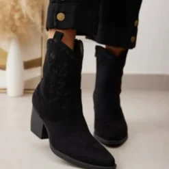 Noelle dame cowboystøvler 2484 - Black