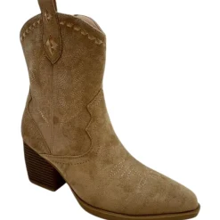 Noelle dame cowboystøvler 2484 - Taupe