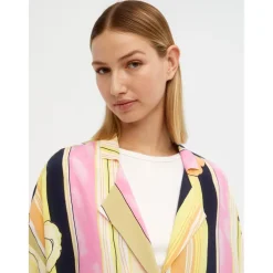 Object dame skjorte OBJLILLIE - Begonia Pink Autmn Sunset