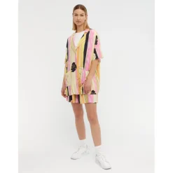 Object dame skjorte OBJLILLIE - Begonia Pink Autmn Sunset