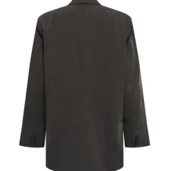 ONLY DAME BLAZER ONLALDEN - Mole PINSTRIPE