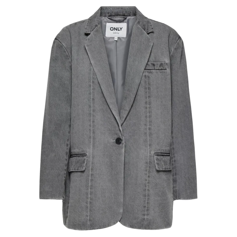ONLY dame blazer ONLCORY - Medium Grey Denim