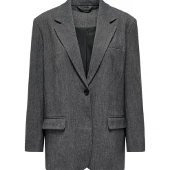 ONLY dame blazer ONLELISE - Dark grey melange
