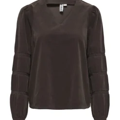 ONLY Dame Bluse ONLAIME - Coffee Bean