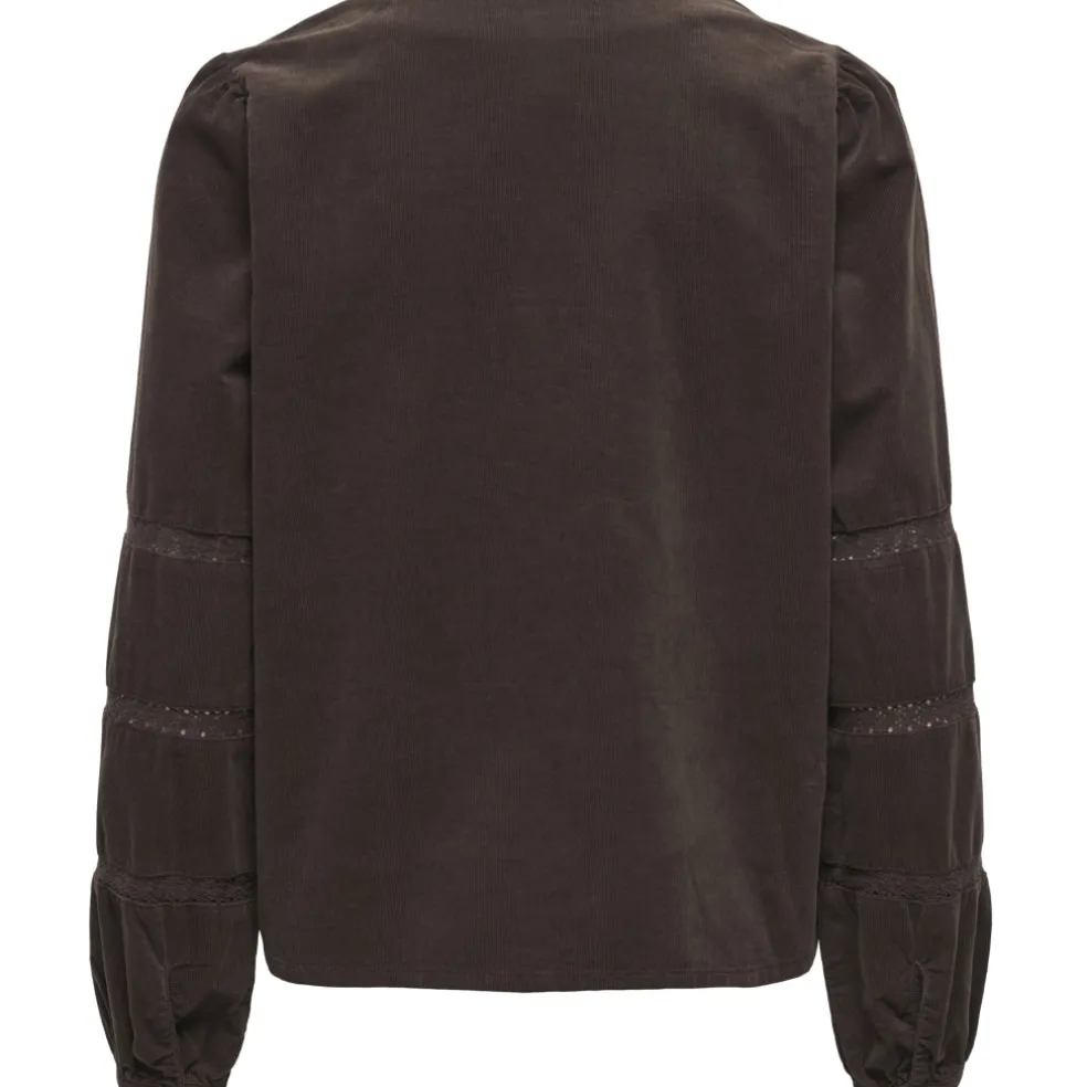 ONLY Dame Bluse ONLAIME - Coffee Bean