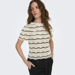 ONLY dame bluse ONLANNASOFIA - Birch BLACK