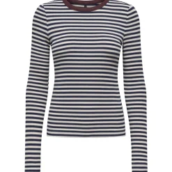 ONLY Dame Bluse ONLElene - Naval Academy Neo Birch Decadent Cho