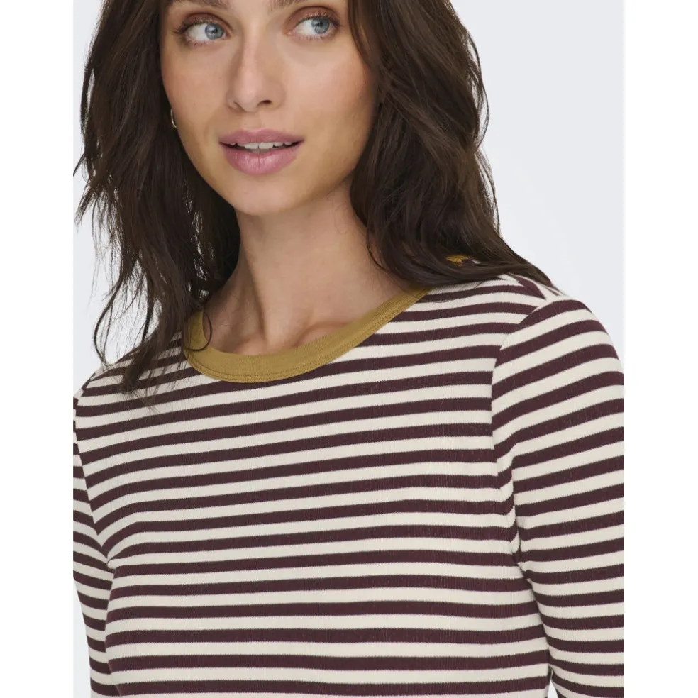 ONLY Dame Bluse ONLElene - Decadent Chocolate Rue Birch Woodthrus