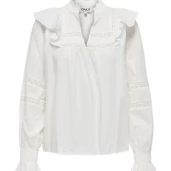 ONLY dame bluse ONLJULIA - Cloud Dancer