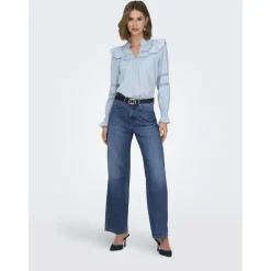 ONLY dame bluse ONLJULIA - Cashmere Blue