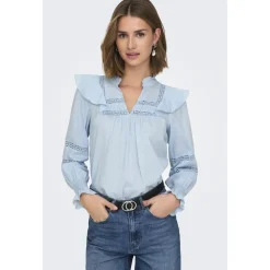 ONLY dame bluse ONLJULIA - Cashmere Blue