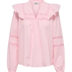 ONLY dame bluse ONLJULIA - Pink Lady