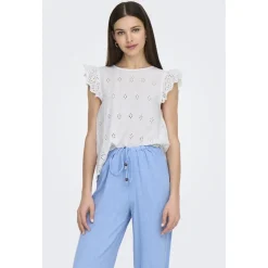 ONLY dame bluse ONLLOU - Bright White