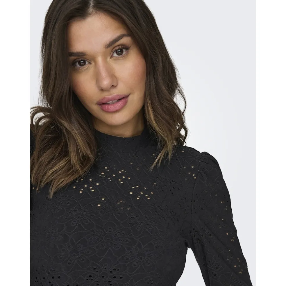ONLY dame bluse ONLSMILLA - Black