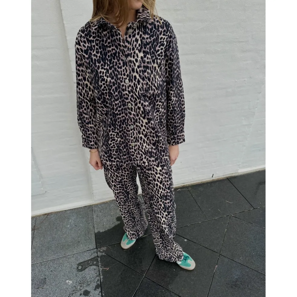 ONLY dame bukser ONLJUICY - Black Leo