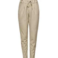 ONLY dame bukser ONLPOPTRASH STRIPE - Humus W. CLOUD DANCER