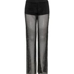 ONLY dame bukser ONLTORVI - Black DARK RHINESTONE