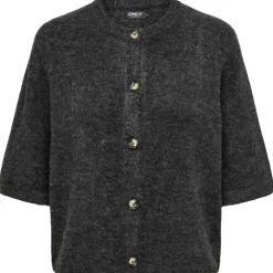 ONLY dame cardigan ONLCAMILLA - Dark grey melange