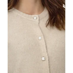ONLY DAME CARDIGAN ONLISABELLA - Pumice Stone