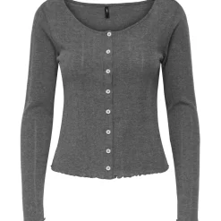 ONLY dame cardigan ONLTENNA - Dark grey melange