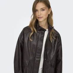 ONLY Dame Jakke Julia Bomber - Chocolate Torte