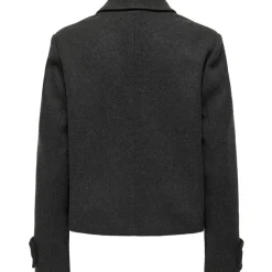 ONLY dame jakke ONLFREJA - Dark grey melange