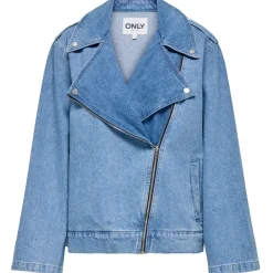 ONLY dame jakke ONLJOHANNA - Light Blue Denim
