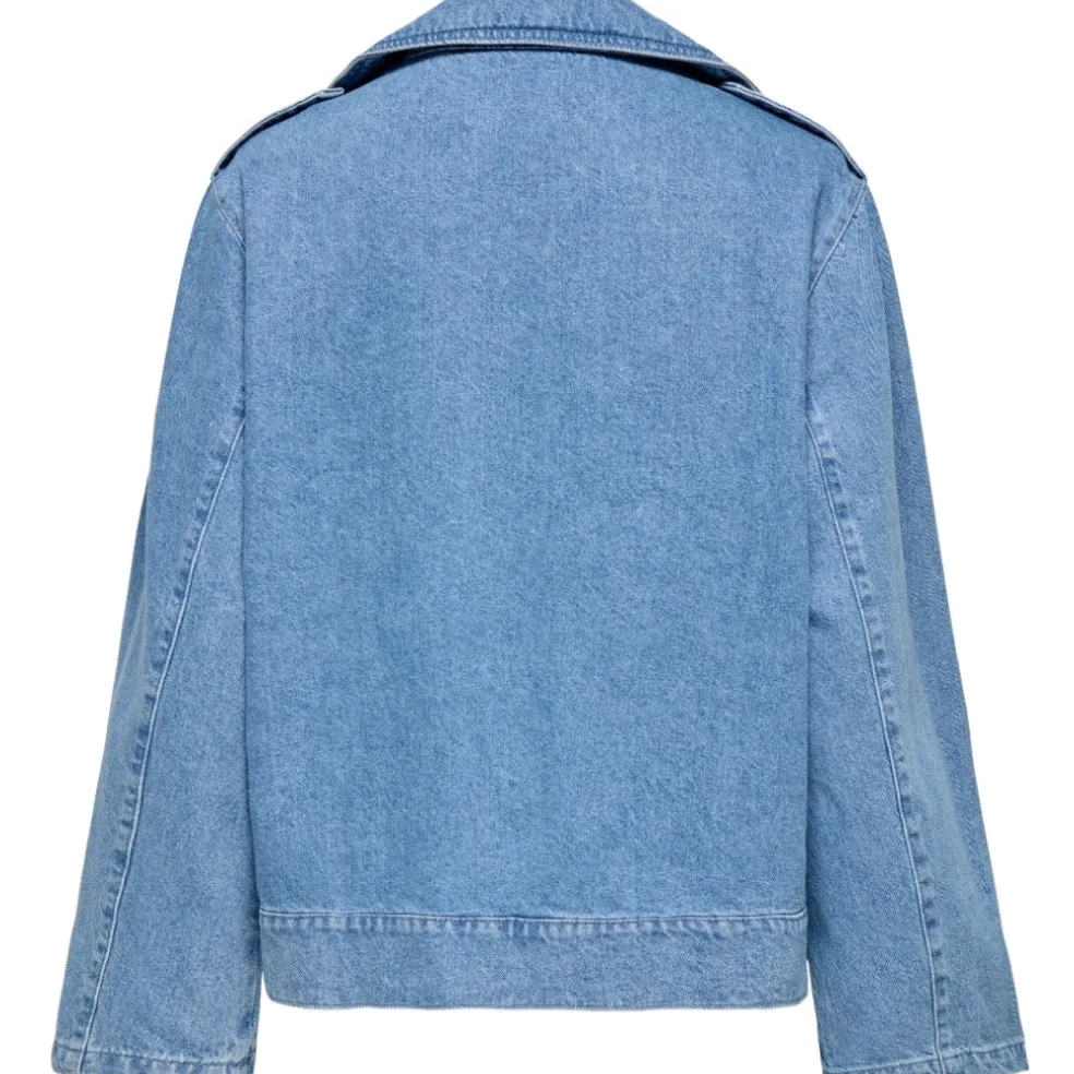 ONLY dame jakke ONLJOHANNA - Light Blue Denim