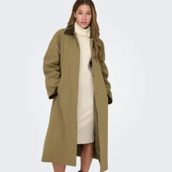 ONLY dame jakke ONLORCHID - Otter Dark Earth