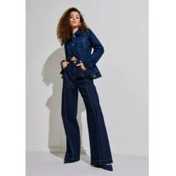 ONLY DAME JEANS ONLHOPE - Dark Blue Denim