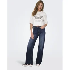 ONLY dame jeans ONLMADISON - Dark Blue Denim